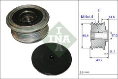 ALTERNATÖR KASNAĞI POLO-A4-A6-T6-AMAROK-GOLF6 1.6-2.0 TDI CAGA-CDCA-CLHA-CLHB-INA 535012410-045903119A-03G903119B-045903119