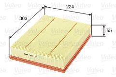 HAVA FILTRESI DISCOVERY 3 L319 04 09 DISCOVERY 4 L319 09 18 RANGE ROVER 4 L405 12 RANGE ROVER SPORT I L320 06 13-VALEO 585273-PHE000112