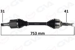 ON AKS KOMPLE SOL CUSTOM V362 2.0 ECOBLUE -2.2 TDCI 125 155 11 UZUN SASE-GVA 4435035-BK213B437BC-KK213B437BB