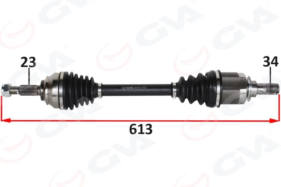 ÖN AKS SOL RENAULT CLIO IV 1.5 DCI A-T 12--GVA 4414313-391018401R