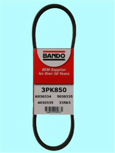KANALLI KAYIŞ NISSAN TOYOTA YARIS 1.3 16V 99-05 38353-BANDO 3PK0850-9091602521-1195058S01
