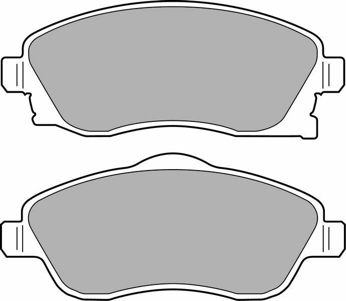 ÖN BALATA COMBO C-CORSA C 1.3-1.7 CDTI 01 MERIVA 03 TIGRA 04-DELPHI LP1676-1605081-93176114-1605974-1605092
