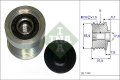 ALTERNATÖR RULMANI VOLVO C70 98-05 S40 2.4 04 S60 01 S80 98-06 S70 V70 XC70 XC90 535001910-INA 535007210-30737517-8676497-9459747