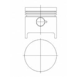 MOTOR PİSTON SEGMAN M131 1600 0.60-YENMAK 31-03397-060