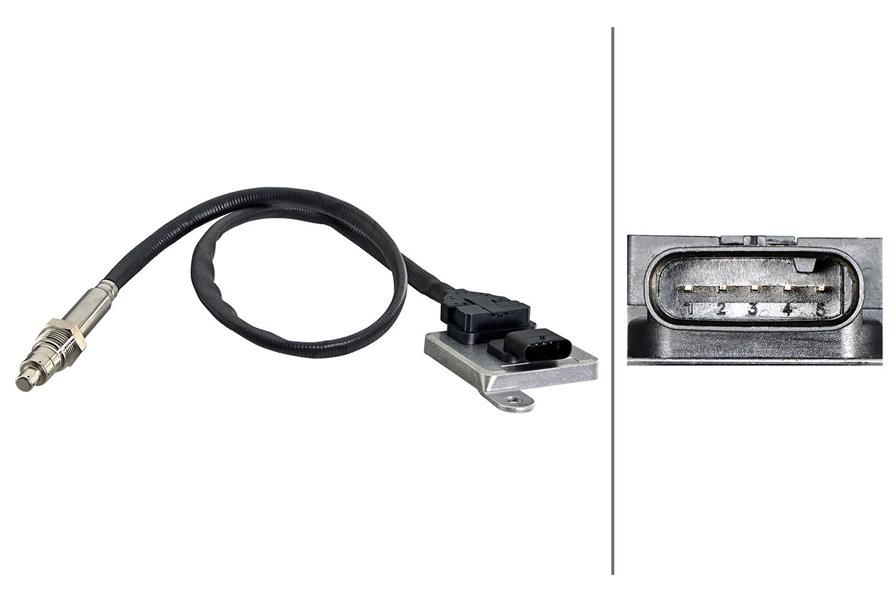 NOX SENSORU MERCEDES W205 S205 W212 C207 A207 X164 X166 W166 W164 W221 W447 B906-HELLA 6PN358307131-A0009053503