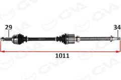 ÖN AKS SAĞ RENAULT KADJAR 1.5 DCI A-T 15--GVA 4419042-391000797R