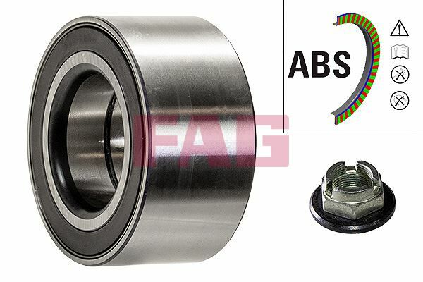 ÖN TEKER RULMANI FORD MONDEO 96 07 VOLVO S40 1.6 1.8 1.9 2.0 T V40 99 04 JAGUAR XTYPE 01 09 40.x75x37 ABS LI 93BX1K018AA-C2S8276-FAG 713678410-1S7J1K018AA-30818024-C2S8276