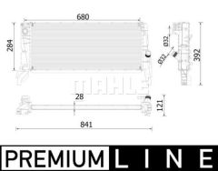 MOTOR SU RADYATORU BMW F45 F48 MINI F54 F56 F60 PREMIUM LINE-MAHLE CR2319000P-17118603089