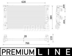 MOTOR SU RADYATORU PREMIUM LINE BMW G11 G12 15 20 G15 G16 18 20-MAHLE CR2324000P-17118576507 17118590048