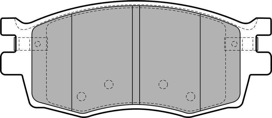 ÖN BALATA HYUNDAI ACCENT-İ20 KIA RİO 05-DELPHI LP1951-581011GE00-581011JA10-WVA24317