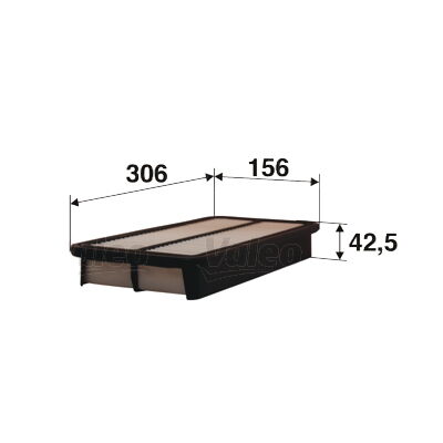 HAVA FİLTRESİ AVENSIS 2.0 D 99-03 CAMRY 2.5 V6 88-91 CARINA II 2.0 D 88-92 x-SARDES SA510-1780127010-1780164010