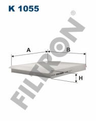 POLEN FİLTRESİ ASTRA F-G-H-ZAFIRA 1.2i 16V-1.8i-1.6i-1.4-1.4 16V-1.6-1.8-2.0 16V-FILTRON K1055-1808612-90520549-6808611-1802422