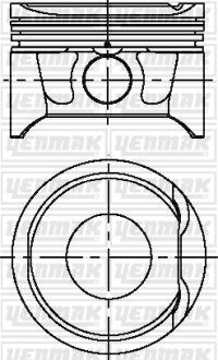 MOTOR PİSTON SEGMAN LGN-MGN-CLIO II 1.6 16V K4M 700-710-720 . 79.50 ÇAP STD-YENMAK 31-04171-000-7701474856-7701474855-7701474854