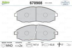 ÖN BALATA STAREX 2.4I-2.5D 97 2.4I-2.5TCI-2.5 CRDI 98 H1 2.4 MPI 4WD-2.5 D/TD-2.5 TCI-2.5 CRDI 9-VALEO-581014AA00-581014AA31-581014AA61