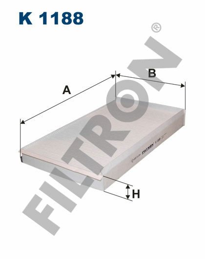 POLEN FILTRESI MERCEDES VITO W639 03-FILTRON K1188-A6398350247