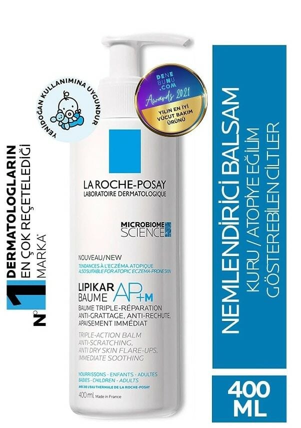 La Roche Posay Lipikar Baume APM+ Çok Kuru ve Atopiye Eğilim Gösterebilen Ciltler için Nemlendirici