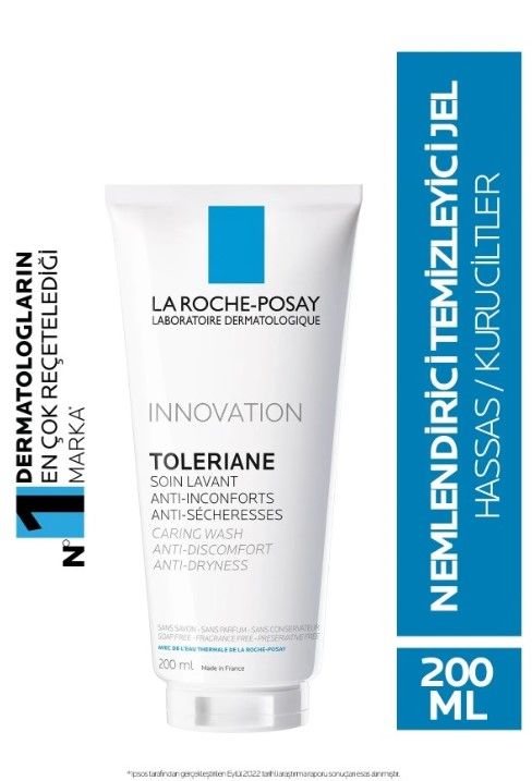 ﻿La Roche Posay Toleriane Caring Wash-Kuru Ve Hassas Ciltler İçin Nemlendirici Temizleyici Jel