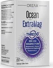 Orzax Ocean Extramag Üçlü Kombinasyon 60 Tablet