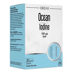 Orzax Ocean Lodine 150 Ug Iyot Takviye Edici Gıda 30 Ml