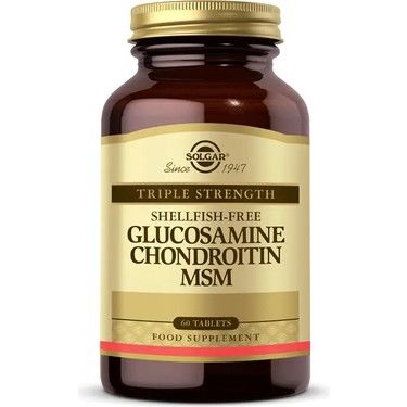 Solgar Glucosamine Chondroitin Msm 60 Tablet