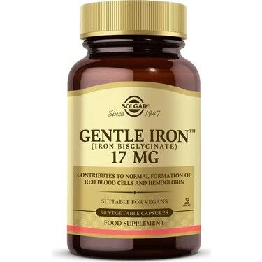 Solgar Gentle Iron 17mg 90 Kapsül