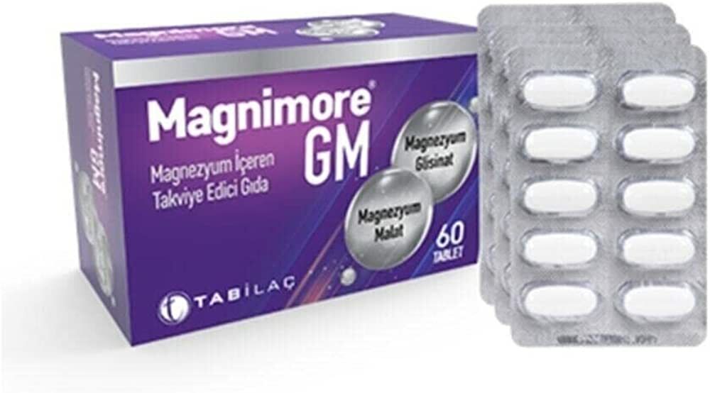 Tab İlaç Magnimore Gm Magnezyum Içeren Takviye Edici Gıda