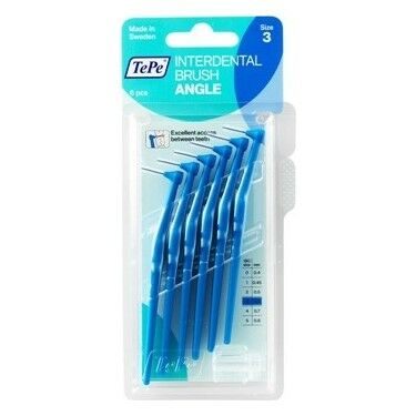 TePe Angle Arayüz Fırçası Mavi 0,6 Mm 6'lı Paket