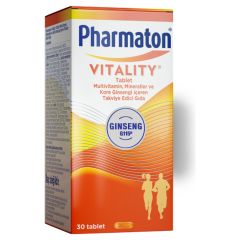 Pharmaton Vitality 60 Tablet - Ginseng G115, Multivitamin ve Mineraller