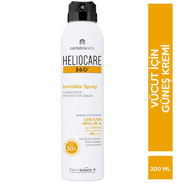 Heliocare 360 Invisible Sprey 200 Ml Spf 50