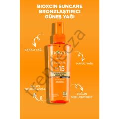 Bioxcin Sun Care Bronzlaştırıcı Yağ SPF15 200 ml