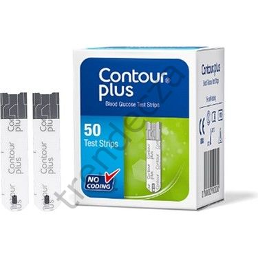 Contour 50 Adet Plus Kan Şekeri Test Stribi