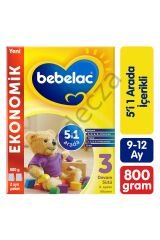 Bebelac 3 Devam Sütü 800 g 9-12 Ay