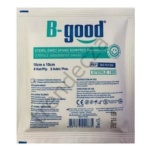 B-good Steril Emici Gaz Kompres 10cm X 10cm