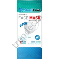 Medilive Face Maske 50 Adet