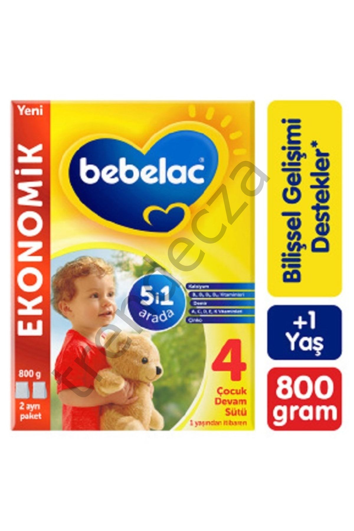 Bebelac 4 Çocuk Devam Sütü 1 yaş+ 800 Gr