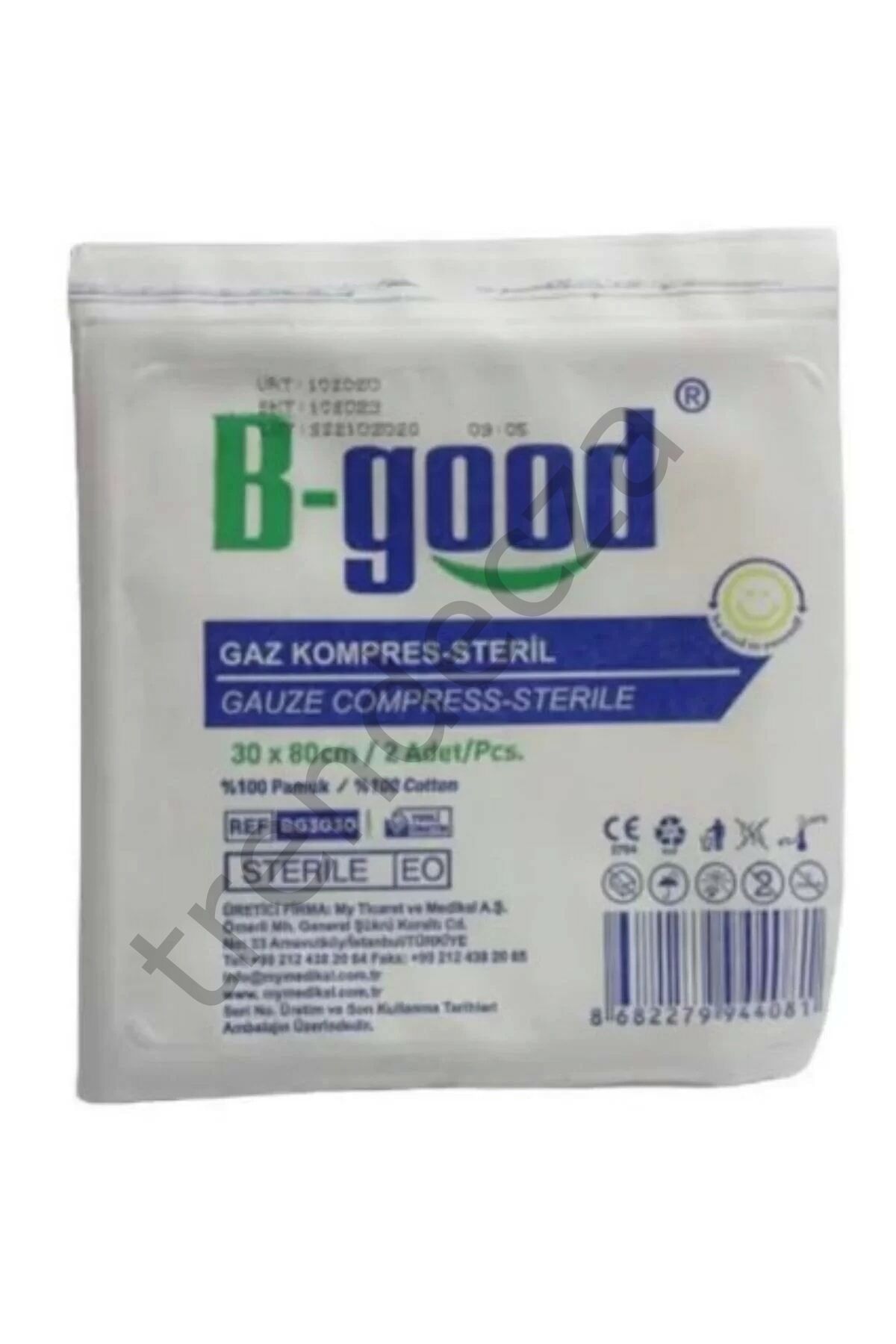 B-good Steril Gaz Kompres 30cm X 80cm 10 Adet