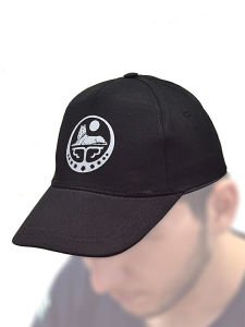 Çeçen Borz Logo Baskılı Siyah Şapka