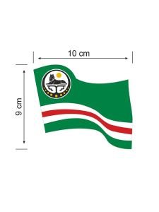 Çeçen Dalgalı Bayrak Etiket 10 x 9 cm