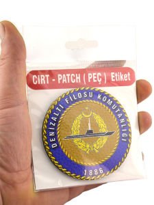 Denizaltı Filo Komutanlığı - Cırt - Patch - Peç - Arma - 8 cm