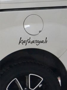 Kafkasyalı Folyo Kesim Etiket Siyah (22.5x6.5 cm)