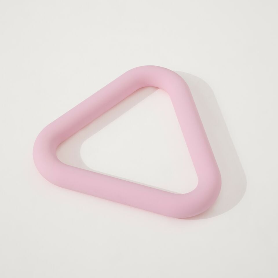 ACT FİTNESS ÜÇGEN DUMBELL SETİ AÇIK PEMBE