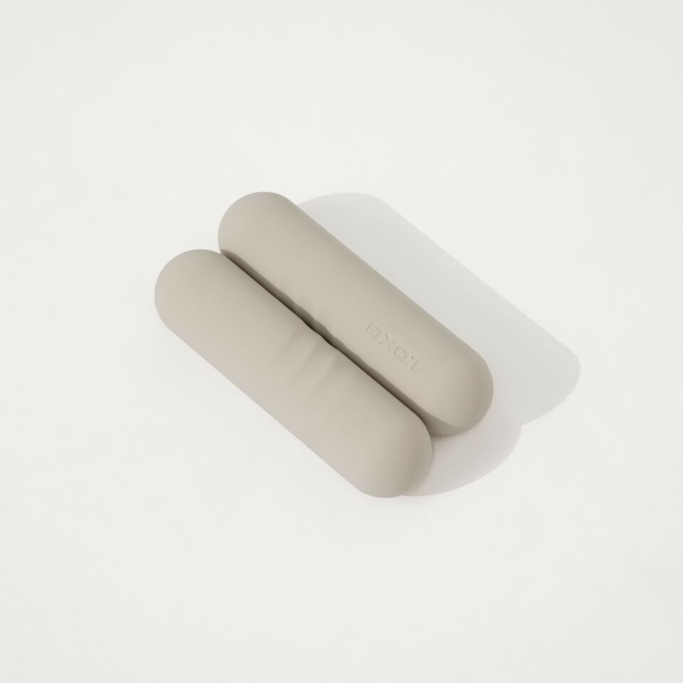 ACT FİTNESS 1 KG DUMBELL SETİ BEJ