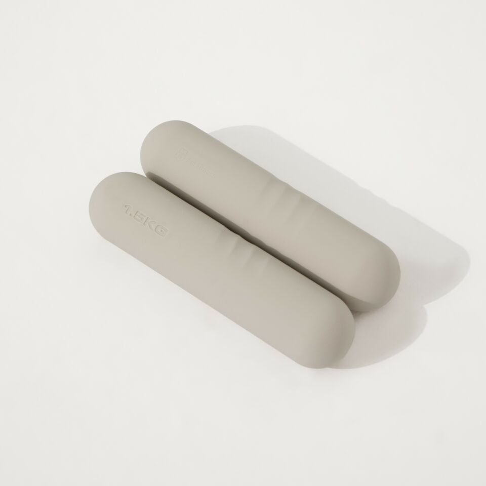 ACT FİTNESS 1,5 KG DUMBELL SETİ BEJ