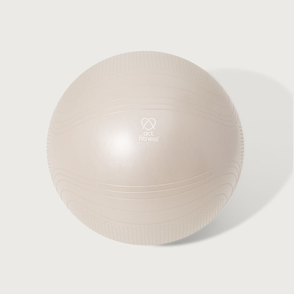 ACT FİTNESS PİLATES TOPU BEJ 65CM 