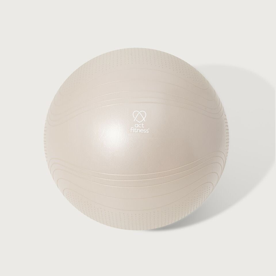 ACT FİTNESS PİLATES TOPU BEJ 65CM 