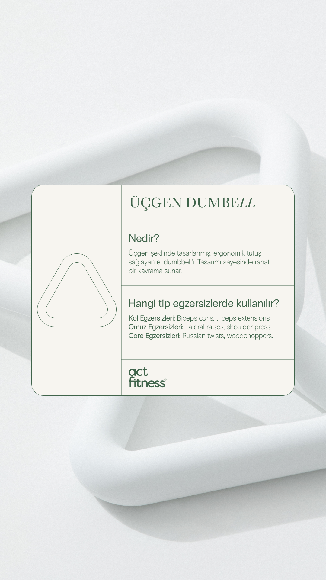ÜÇGEN DUMBELL