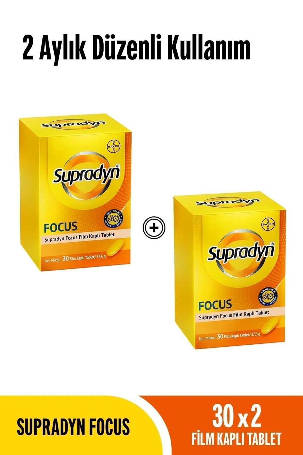 Supradyn Focus 30 Tablet x 2 Adet