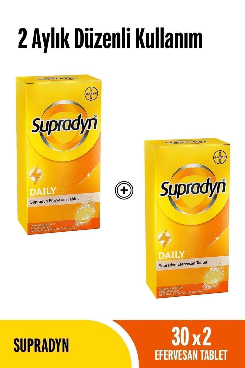 Supradyn 30 Efervesan Tablet x 2 Adet