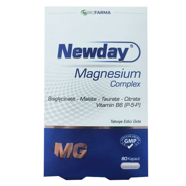 Newday Magnezyum Compleks 60 Kapsül