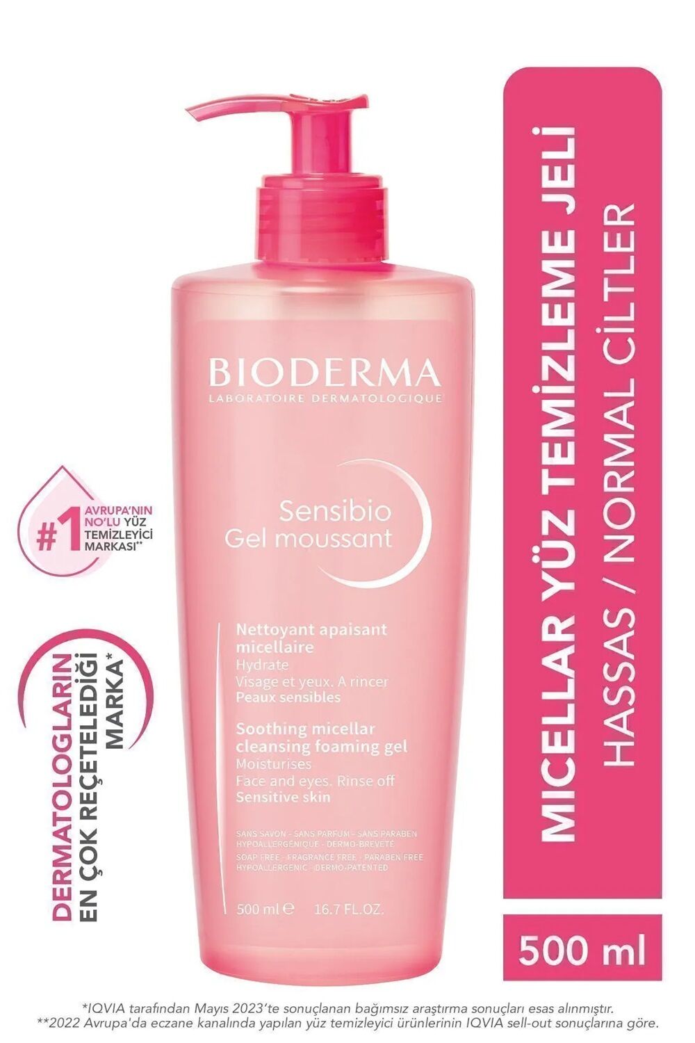 Bioderma Sensibio Foaming Gel 500 ml